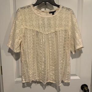 American Eagle Lace Dress Shirt